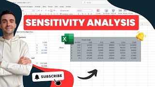 Sensitivity Analysis  Microsoft Excel [upl. by Elene586]