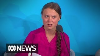 How dare you This is Greta Thunbergs passionate cry for climate action  ABC News [upl. by Laehpar]