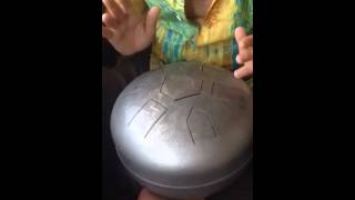 Beginner lesson for tankdrum handpan [upl. by Ennaed74]