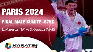 Best Bouts of Paris 2024  L Maresca  S Oubaya  WORLD KARATE FEDERATION [upl. by Erdied]