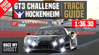 iRacing track guide  Hockenheimring GP GT3 Challenge  GT Sprint [upl. by Athiste790]