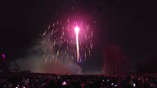 The New year 2023 Fireworks show at Busch Garden Tampa Florida [upl. by Arne]