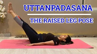 How to do Uttanpadasana raised leg pose  Yoga tutorials for beginners  Yoga asanas Yoga benefit [upl. by Enicnarf]