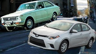 51 Years of TOYOTA COROLLA Body Design Evolution 19662018 [upl. by Daven83]