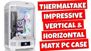 Thermaltake Tower 300 MATX Madness In A Hexagonal Vertical Or Horizontal Style [upl. by Llenroc]