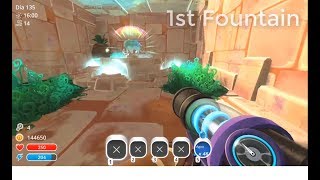 All fountains on glass desert and activation  Slime Rancher [upl. by Aihtnys541]