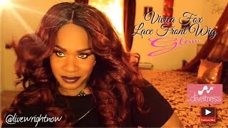 Divatresscom Wig Review Vivica Fox Precut Lace Front Wig Glam [upl. by Aindrea29]