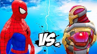 Spiderman VS Iron Man  Epic Superheroes Battle [upl. by Odnalref]