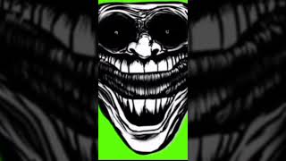 Troll face meme template  green screen [upl. by Risley]