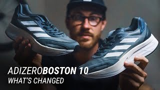 Adidas Boston 10 Review  Redesigned amp Boostless [upl. by Auhsaj]