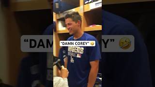 Vibes with Corey Seager on the Dodgers were the best 🤣💙 baseball shorts [upl. by Sergio984]