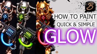 HOW TO PAINT GLOW EFFECTS A StepByStep Guide [upl. by Aerdna]