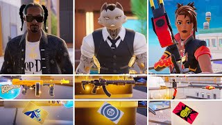 All Bosses Mythic Weapons amp Vault Locations Guide  Fortnite Chapter 2 Remix [upl. by Guria]