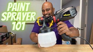 HOW TO USE A PAINT SPRAYER FOR BEGINNERS [upl. by Mharg]