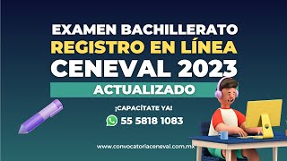 REGISTRO PASO A PASO AL EXAMEN ACREDITABACH CENEVAL  BACHILLERATO CENEVAL 📝 [upl. by Yeneffit]