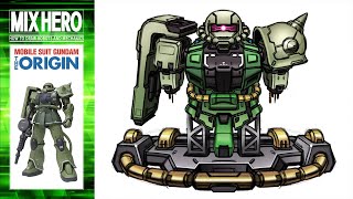 How to draw Gundam  Changed ＇MS06 ZAKU II to FORMANIA EX Design [upl. by Harvie905]