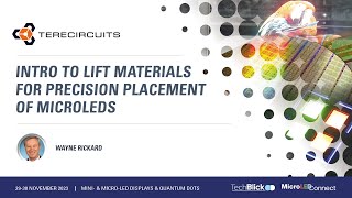 Terecircuits Corporation  Intro to LIFT materials for precision placement of MicroLEDs [upl. by Revkah662]