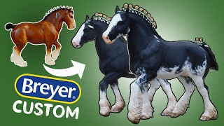 Custom Breyer Clydesdale Pair [upl. by Maxentia772]