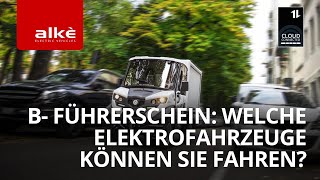 B Führerschein Welche Elektrofahrzeuge können Sie fahren [upl. by Naltiak]