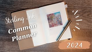 How Im Using My A5 Sterling Ink Common Planner in 2024 [upl. by Llennahc]