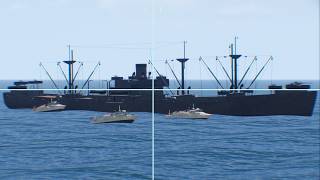 North Korean Cargo Ship Just Arrived at Crimean Port SUNK by Ukrainian AntiShip Missile Launcher [upl. by Bremen]