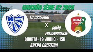 EC Cruzeiro x União Frederiquense [upl. by Ahsiet]