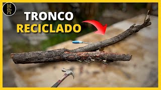 😻3 DIY IDEAS para CREAR RASCADORES PARA GATOS con TRONCOS DE ÁRBOL RECICLADO [upl. by Mcarthur]