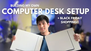 MY COMPUTER DESK SETUP  BLACK FRIDAY SHOPPING [upl. by Melena]