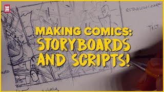 MANGA Storyboards from Script SECRET TIPS for Making Comics [upl. by Inafetse616]