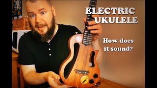 Electric Ukulele DEMO  SOUND TEST [upl. by Valtin290]