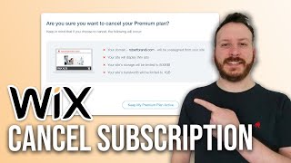 How To Cancel Wix Subscription [upl. by Refinne998]