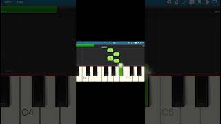 quotAway in a Mangerquot on Piano Beginner Tutorial easypianotutorial learnpiano synthesiatutorial [upl. by Philly]