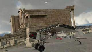 STOL Plane Landing in Akropolis in Microsoft Flight Simulator Release version [upl. by Uta505]