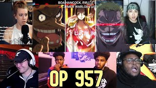 One Piece 957 Reaction Mashup  The Navy wants to Capture All the SHICHIBUKAIS [upl. by Arvy]