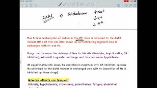 Carbonic ahydrase inhibitor mechanism of action  Diuretics  MBBS PHARMACOLOGY [upl. by Wilt476]