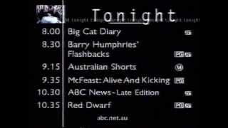 ABC TV  Monday Programme Schedules 29111999 [upl. by Sanburn]