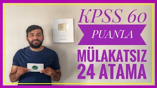 KPSS 60 PUANLA 24 MEMUR ALIMI BÄ°NGÃ–L ÃœNÄ°VERSÄ°TESÄ° MÃœLAKATSIZ 24 MEMUR ATAMASILÄ°SE Ã–NLÄ°SANS LÄ°SANS [upl. by Elleivap]