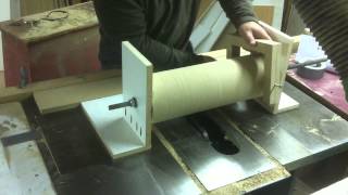 Wooden Tool Mans DIY Drum Sander Making the drum 3 Tips [upl. by Yelreveb]