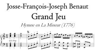 Benaut  GRAND JEU from La Hymne en La Mineur  Metzler organ Poblet Hauptwerk [upl. by Allit]