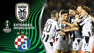 PAOK FC vs Dinamo Zagreb Extended Highlights  UECL Round of 16 2nd Leg  CBS Sports [upl. by Oringas]