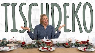 WEIHNACHTLICHE TISCHDEKO „WENIGER IST MEHRquot  WEIHNACHTSDEKO DIY [upl. by Cristina931]