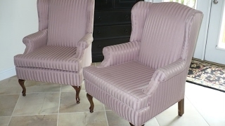 Pretty Linen Wing Back Slipcovers Ideas [upl. by Ahsienad]