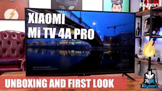 Xiaomi Mi TV 4A Pro India With Android TV Unboxing [upl. by Nerac]