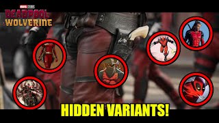 DEADPOOL and WOLVERINE FINAL TRAILER  ALL HIDDEN DEADPOOL VARIANTS Easter Egg Breakdown [upl. by Ecnarrat]