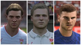 Timo Werner Face Evolution FIFA 14 to FIFA 22 [upl. by Lauber]