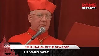 Habemus Papam When Cardinal Medina introduced the new Pope [upl. by Sansbury222]