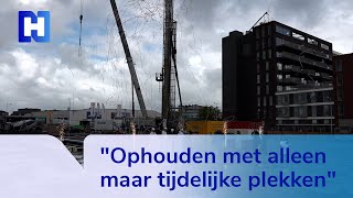 Komst AZC in Houthavens Amsterdam staat vast eerste paal is geslagen [upl. by Ebeneser]