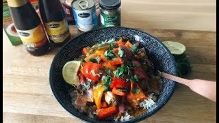 De echte recept uit Thailand rode curry met kip [upl. by Aniretake]