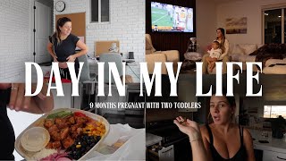 RAW DAY IN MY LIFE 9 MONTHS PREGNANT  vlog [upl. by Sivi]