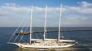 Royal Huisman’s Athena left Holland yesterday [upl. by Bogart429]